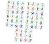 OSALADI 60piezas Stickers Mensuales para Bebés Accesorios De Fotografía De Recién Nacidos y Etiquetas De