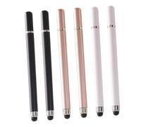 OSALADI 6piezas Aguja Capacitiva para Tabletas y Teléfonos Punta De Fina para Dibujar Lápices Ópticos para Pantallas Táctiles Colores