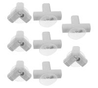 OSALADI 8 Piezas Accesorios de Plástico para Parque Infantil, Conector de Esquina Triangular Ventosa y Conector en T Ventosa, Repuestos para Cercado Interior de Juegos Infantiles, Montaje