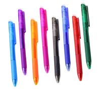 OSALADI 8 Piezas Bolígrafos Borrables de Gel de Colores para Estudiantes y Oficina Escritura Suave y Borrado Fácil Útiles Escolares Compactos con Tinta de Secado Rápido
