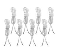 OSALADI 8 Piezas de Cordones Elásticos para Sillas Tumbona, Cable de Repuesto Reforzado Color Claro, Kit de Reparación para Sillas de Jardín, Cuerda Elástica Ajustable para Sillones