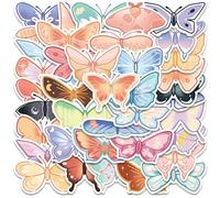 OSALADI 80piezas Pegatinas De Mariposas Decoración Personalizada Autoadhesivas para Botellas Computadoras