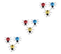 OSALADI 9 Piezas De Hierro Forjado Perchas Para Decorar Decoración De Pared De Hierro Adorno De Mariquitas De Pared Artificial Colgar En La Pared Planchar Familiar Rojo