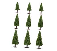 OSALADI 9 Piezas Miniature Trees Model Realistic Greenery For DIY Crafts Dollhouses Train Scenery Architecture Landscape