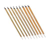 OSALADI 9 piezas Pinceles de Caligrafía Chinos para Principiantes Pinceles de Sumi de Madera para Escritura y Dibujo para Técnicas Artísticas y Caligrafía