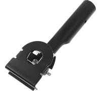 OSALADI Abrazadera de Repuesto para Mango de Trapeador de Acero Inoxidable y Aluminio, Clip Metálico Negro 2.0 para Poste de Fregona, Adaptador para Limpieza de Suelos, Cabezal Giratorio