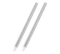 OSALADI Adaptador de Poste para Cepillo de Inodoro 2 Piezas Conector Roscado de Aluminio Brillante Repuesto para Accesorios de Baño Suministros para Limpieza Doméstica