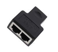 OSALADI Adaptador Divisor Ethernet Puertos Conector para Pc Laptop y Router Solución Práctica para Conectar Múltiples Dispositivos El Hogar Oficina