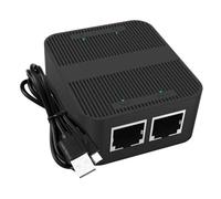 OSALADI Adaptador Ethernet Divisor De Cable Extensión De Red Soporte 100 Mbps Compatible Todos Los Dispositivos