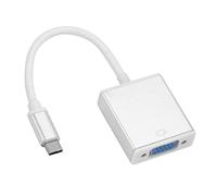 OSALADI - Adaptador tipo C a Vga Cable USB para monitor proyector y conector reforzado