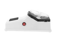 OSALADI Afilador de Cuchillos Eléctrico USB Color Claro, Sacapuntas Doméstico Rápido Base Antideslizante y Mango Ergonómico para Cocina y Tijeras Profesional