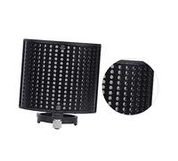 OSALADI Aislante Acústico De Micrófono u Pantalla Absorbente De Para Grabación y Streaming Compatible Micrófonos Para y Control De Negro