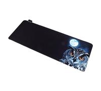 OSALADI Alfombrilla de Ratón RGB Luminosa y Antideslizante para de Luz Alimentación USB para Pc y Accesorios de Escritorio