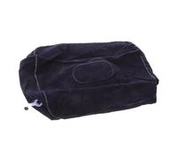 OSALADI Almohadilla Inflable para Pies Reposapiés Cómodo para Viajes Avión Debajo del Escritorio Material PVC Viaje Cómodo