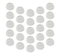 OSALADI Almohadillas Autoadhesivas para Puertas de Armarios Topes Transparentes de Silicona 12X4 MM 64 Unidades para Reducción de Ruido y Protección en Muebles de Cocina y Hogar