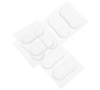 OSALADI Almohadillas Espaciadoras Adhesivas para Asiento de Inodoro, 8 Piezas, 4,4 X 2 Cm, Parachoques de Pu Silenciosos para Bidé, Compatibles Mayoría de Modelos, Amortiguación