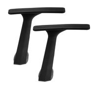 OSALADI Apoyabrazos de Silla de Juego 1 Par de Plástico Negro