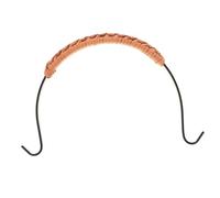 OSALADI Asa de Tetera de Hierro y Cuero de Gamuza Resistente al Calor Empuñadura Práctica y Ergonómica de 12 CM Accesorio Compacto y Duradero para Hervidor Doméstico