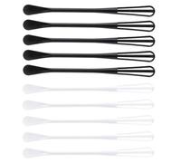 OSALADI Batidores Manuales de Plástico Pp Combinación de Cuchara y Batidor Juego de 10 Diseño Doble Cabeza para Batir Huevos y Mezclar en Cocina