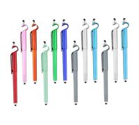 OSALADI Bolígrafos de Gel para Pantalla Táctil y Soporte para Celular Juego de 12 Unidades Punta Abs Recarga de 0,5 Mm Multiusos para Estudiantes y Oficina