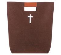 OSALADI Bolsa de Fieltro Biblia 35x24x9 Cm, Estuche Organizador Reutilizable Asa, Bolso de Mano Práctico para Estudios Bíblicos y Bolsa de Compra Portátil para Uso Exterior y Oficina