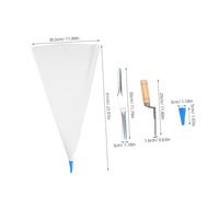 OSALADI Bolsa de Lechada Flexible Resistente con Boquilla Metálica para Mampostería Aplicador Lavable y Sellado para Trabajos de Construcción y Alicatado