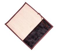 OSALADI Bolsa Enrollable para Lápices y Pinceles de Acuarela Gran Capacidad, Material de Bambú y Tela Oxford, Protección contra Roturas y Caída de Puntas, Adecuado para Estudiantes de