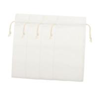 OSALADI Bolsas para Vino De Lino para Sublimación 4 Piezas con Cordón Ajustable Tamaño 16x35.5 Cm para Obsequio y Transporte De Botella De Vino Eventos y Ocasiones Obsequios