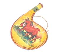 OSALADI Bota de Vino Portátil Soporte de Almacenamiento y Bolsa de Cuero, Adecuado para Actividades al Aire Libre como Pesca y Paseos en Bote