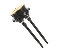 OSALADI Botón Pulsador Doble para Cisterna Redondo de Fácil Instalación sin Herramientas Superficie Lisa y Brillante Resistente la Corrosión Repuesto para Inodoro y Tanque de Agua