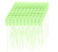 OSALADI Bridas Antifalsificación Ajustables 19 Cm Verde Pasto, 100 Piezas Etiquetas para Cables Lazo para Atar Etiquetas, Precintos de Seguridad Reutilizables para Gestión de Cables