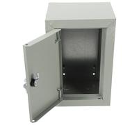 OSALADI Caja de Distribución Eléctrica Metálica Cerradura Segura y Diseño Estanco, Armario Durable para Instalación en Exteriores E Interiores, Dimensiones 200X300 MM