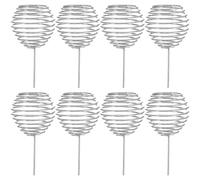 OSALADI Caja de Fertilización de Acero Inoxidable para Bonsáis 10 Unidades Pequeñas Cesta de Abono Reutilizable para Plantas Flores y Orquídeas Herramienta Práctica de Jardinería