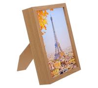 OSALADI Caja Fuerte Oculta de Madera Natural para Fotos Almacenamiento Secreto Marco Decorativo Multifuncional para Hogar y Viaje 1 Pieza para Guardar Dinero y Recuerdos