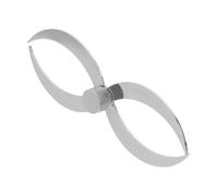 OSALADI Calibrador de Medición para Carpintería de Acero Inoxidable Doble Extremo, Calibre Interior y Exterior Tipo 8 para Medir Espesor y Pared en Torneado, Herramienta Precisa