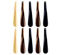 OSALADI Calzador para Zapatos Mango Largo, 10 Piezas en Colores Mixtos, Material Pp Resistente y Ligero, Práctico para Viaje y Uso Diario, Fácil de Almacenar y Transportar Color Aleatorio