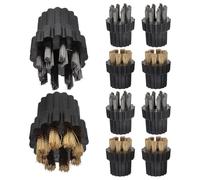 OSALADI Cepillo Limpieza Pequeño 10 Piezas M8 Acero y Cobre Cabezales de Repuesto para Limpiadora a Vapor en Superficies Duras y Estufas