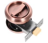 OSALADI Cerradura Invisible de Doble Cara con Manija Empotrada y Diseño Redondo en Acero Inoxidable 304, Ideal para Puertas Corredizas y Muebles