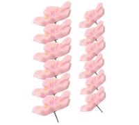 OSALADI Chinchetas Decorativas Diseño Floral 3D Resina Color Rosa Juego de 30 Unidades 10 Grandes y 20 Pequeñas para Tablero de Corcho y Decoración de Oficina y Hogar