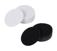 OSALADI Cinta Fijadora Autoadhesiva de Gancho y Bucle para Muebles 20 Pares 10 Negros y 10 Blancos para Sujetar Alfombras Cojines y Sábanas Adhesivo Práctico y Resistente para Uso