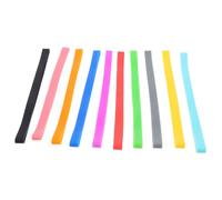 OSALADI Cintas Elásticas de Silicona de Alta Resistencia 10 Unidades Multifuncionales Adecuadas para Libros y Cajas Práctico