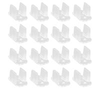 OSALADI Clips De Fijación para Tiras Led 100 Piezas Soportes Plásticos Transparentes para Instalación Segura De Tiras De Luz De 6Mm Accesorios De Iluminación para Decoración De Hogar Y Eventos