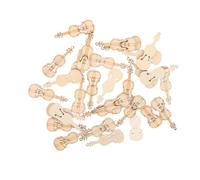 OSALADI Colgante de Violín de Madera Dijes Musicales Decoraciones para Salas Musicales Hecho a Mano Diseño Único para Amantes 100 Piezas