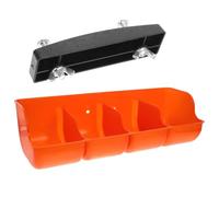 OSALADI Comedero de Plástico para Cerdos 4 Compartimentos Alimentación Múltiple Tamaño Mediano Resistente al Desgaste Práctico para Granjas y Suministro de Ganado 1 Unidad