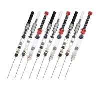 OSALADI Convertidor de Tinta para Pluma Estilográfica de 9 Piezas, Fácil de Limpiar y Evita Absorción de Tinta en Manos, Material Acero Inoxidable y Plástico, Adecuado para Caligrafía