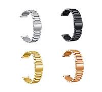 OSALADI Correa De Acero Inoxidable Para Reloj Inteligente Diseño De Cadena Hebilla Metálica Correa De Repuesto Compatible Deportes