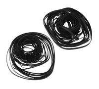 OSALADI Correas para Reproductor de casetes de Goma 100 Unidades, Planas 2 mm y 3 mm, aptas para grabadoras de Cinta y VCR, Longitud 40-135 mm, instalación rápida para Uso doméstico o