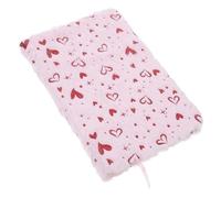 OSALADI Cuaderno De Amor Cuaderno Pequeño Computadora Portátil Día De San Valentín Para Tomar Notas Lindo Diario Del Biberaje Pequeño Felpa Rosa