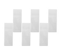 OSALADI Cubierta de Plástico para Cajas Eléctricas 118/120 Tipo, Tapa de Salida de Enchufe en Blanco, Placa de Cubierta Ciega de Salida Grande, 6 Piezas para Mejoras del Hogar y Oficina