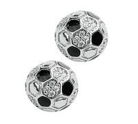 OSALADI Cuentas Espaciadoras de Metal Bañadas Oro 2 Piezas Colgantes de Fútbol para Joyería Accesorios para Manualidades Diseño Forma Aceite